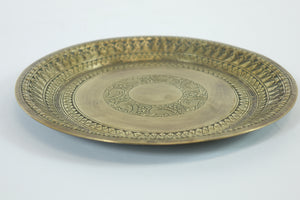 Continental Brass Plate w/ many details