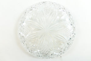 European Cut Glass Dish
