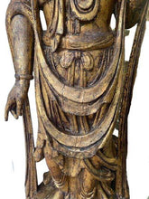 Load image into Gallery viewer, Kuan Yin (Quin Yin) antique life size statue