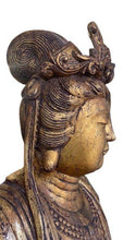 Load image into Gallery viewer, Kuan Yin (Quin Yin) antique life size statue
