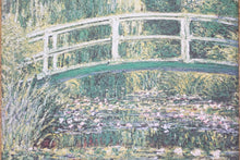 Load image into Gallery viewer, Claude Monet&#39;s Water Lilies &amp; Japanese Bridge, Print of original Oil on Canvas
