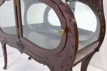 Load image into Gallery viewer, Amazing Antique Glass Decorative Cabinet (38.5" x 13.5" x 67.5")