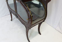 Load image into Gallery viewer, Amazing Antique Glass Decorative Cabinet (38.5" x 13.5" x 67.5")