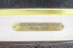 Lower Brockhampton Manor, Large Signed Print of original Oil on Canvas by artist