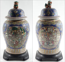 Load image into Gallery viewer, A Pair of Antique Chinese Porcelain Urns