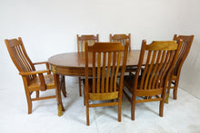 Load image into Gallery viewer, Exquisite Cherry Dining-Room Set With 6 Chairs (55.25" x 47.5" x 29.5")