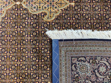 Load image into Gallery viewer, Very Fine Persian Tabrize Mahi Silk & Wool (11'-7" x 8'-2")