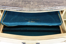 Load image into Gallery viewer, Marble Top White Wash Sideboard (62" x 22" x 40")