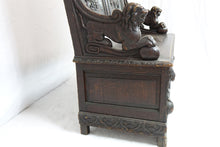 Load image into Gallery viewer, Antique Gothic Bench (49" x 24" x 53")