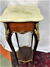 Load image into Gallery viewer, Antique French Stand with Marble Top
