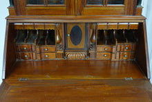 Load image into Gallery viewer, Secretariat desk with hutch cabinets (38" x 20.5" x 85.5")
