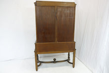 Load image into Gallery viewer, Beautiful Hand-Painted Cabinet With Elaborate Woodwork(18" x 40" x 66")