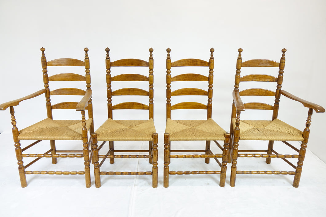 4 Fantastic Woven Chairs  2 With Arms (24
