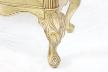 Load image into Gallery viewer, Marble Top White Wash Sideboard (62" x 22" x 40")