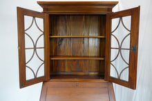 Load image into Gallery viewer, Secretariat desk with hutch cabinets (38" x 20.5" x 85.5")