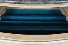 Load image into Gallery viewer, Marble Top White Wash Sideboard (62" x 22" x 40")