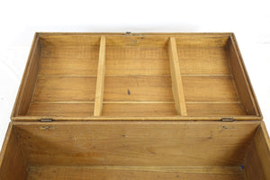 Antique All Wood Chest  (33" x 18" x 15")