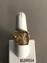 Load image into Gallery viewer, 10 Karat Gold Ring with Quartz Stone 23.25 CTR  Size,  7

