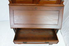Load image into Gallery viewer, Secretariat desk with hutch cabinets (38" x 20.5" x 85.5")