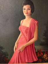 Load image into Gallery viewer, Jacqueline Kennedy Vintage Oil on Canvas
