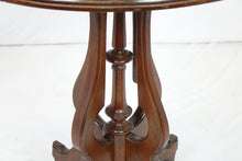 Load image into Gallery viewer, Antique Oval Table tith Marble top (25&quot; x 19.5&quot; x 30&quot;)
