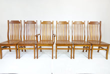 Load image into Gallery viewer, Exquisite Cherry Dining-Room Set With 6 Chairs (55.25" x 47.5" x 29.5")