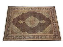 Load image into Gallery viewer, Very Fine Persian Tabrize Mahi Silk & Wool (11'-7" x 8'-2")