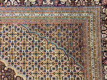 Load image into Gallery viewer, Very Fine Persian Tabrize Mahi Silk & Wool (11'-7" x 8'-2")