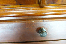 Load image into Gallery viewer, Secretariat desk with hutch cabinets (38" x 20.5" x 85.5")