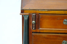 Load image into Gallery viewer, Secretariat desk with hutch cabinets (38" x 20.5" x 85.5")