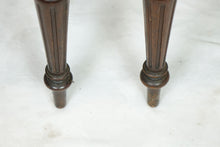 Load image into Gallery viewer, Pair Of Vintage Chairs With Elaborate Woodwork (17.5" x 17.5" x 43")