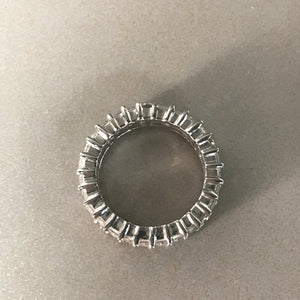 Sterling Silver Rhinestone Ring