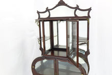 Load image into Gallery viewer, Amazing Antique Glass Decorative Cabinet (38.5" x 13.5" x 67.5")