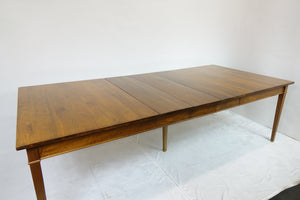 Antique All Wood Dining-Room Table With Extension (66" x 46" x 30.25")