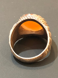 Circular Ornamental Ring Size 8.25