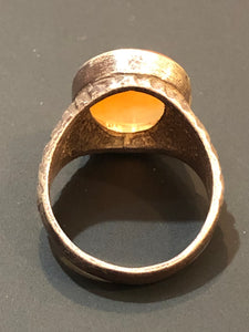 Rimless Oval Argyle Ring Size 10
