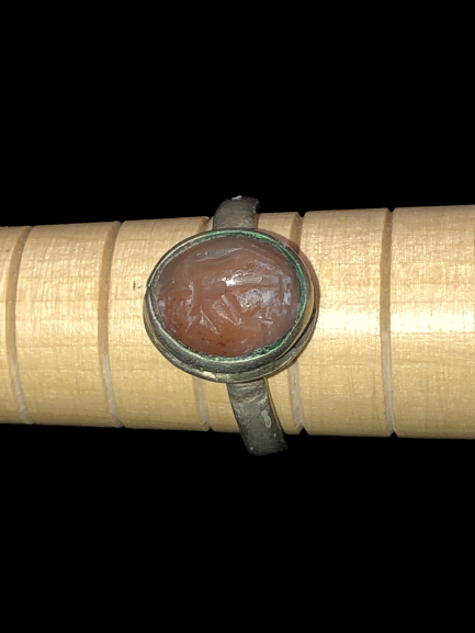 Ancient Sassanian Ring Size 7.75