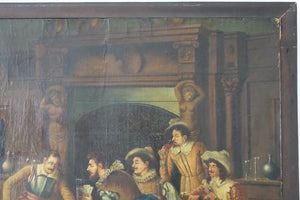Extra Large 18th Century European School Original Oil Painting A True Museum P