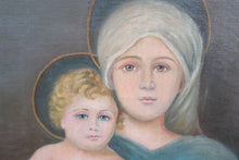 Load image into Gallery viewer, 19th Century, Madonna and the Baby, Oil on Canvas
