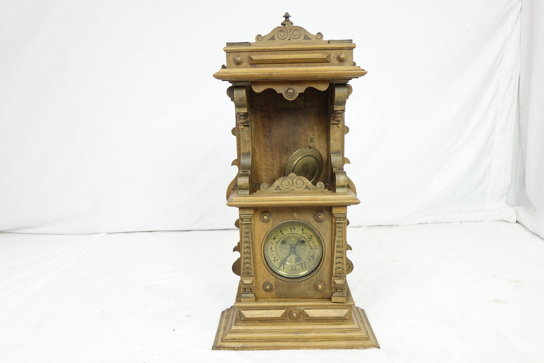Antique Small Wood Clock (16