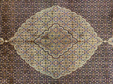 Load image into Gallery viewer, Very Fine Persian Tabrize Mahi Silk & Wool (11'-7" x 8'-2")