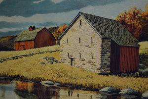 The Homestead, Original Oil on Canvas, Signed
