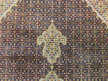 Load image into Gallery viewer, Very Fine Persian Tabrize Mahi Silk & Wool (11'-7" x 8'-2")