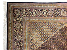 Load image into Gallery viewer, Very Fine Persian Tabrize Mahi Silk & Wool (11'-7" x 8'-2")