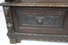 Load image into Gallery viewer, Antique Gothic Bench (49" x 24" x 53")