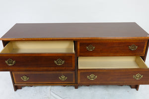 8 Drawers Dresser With Inlay And Brass Handles(66" x 21" x 30.75")