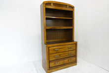 Load image into Gallery viewer, Beautiful Vintage Oak Cabinet With Drawers (40" x 17" x 75.25")