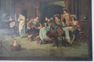 Extra Large 18th Century European School Original Oil Painting A True Museum P