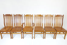 Load image into Gallery viewer, Exquisite Cherry Dining-Room Set With 6 Chairs (55.25" x 47.5" x 29.5")