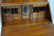 Load image into Gallery viewer, Secretariat desk with hutch cabinets (38" x 20.5" x 85.5")